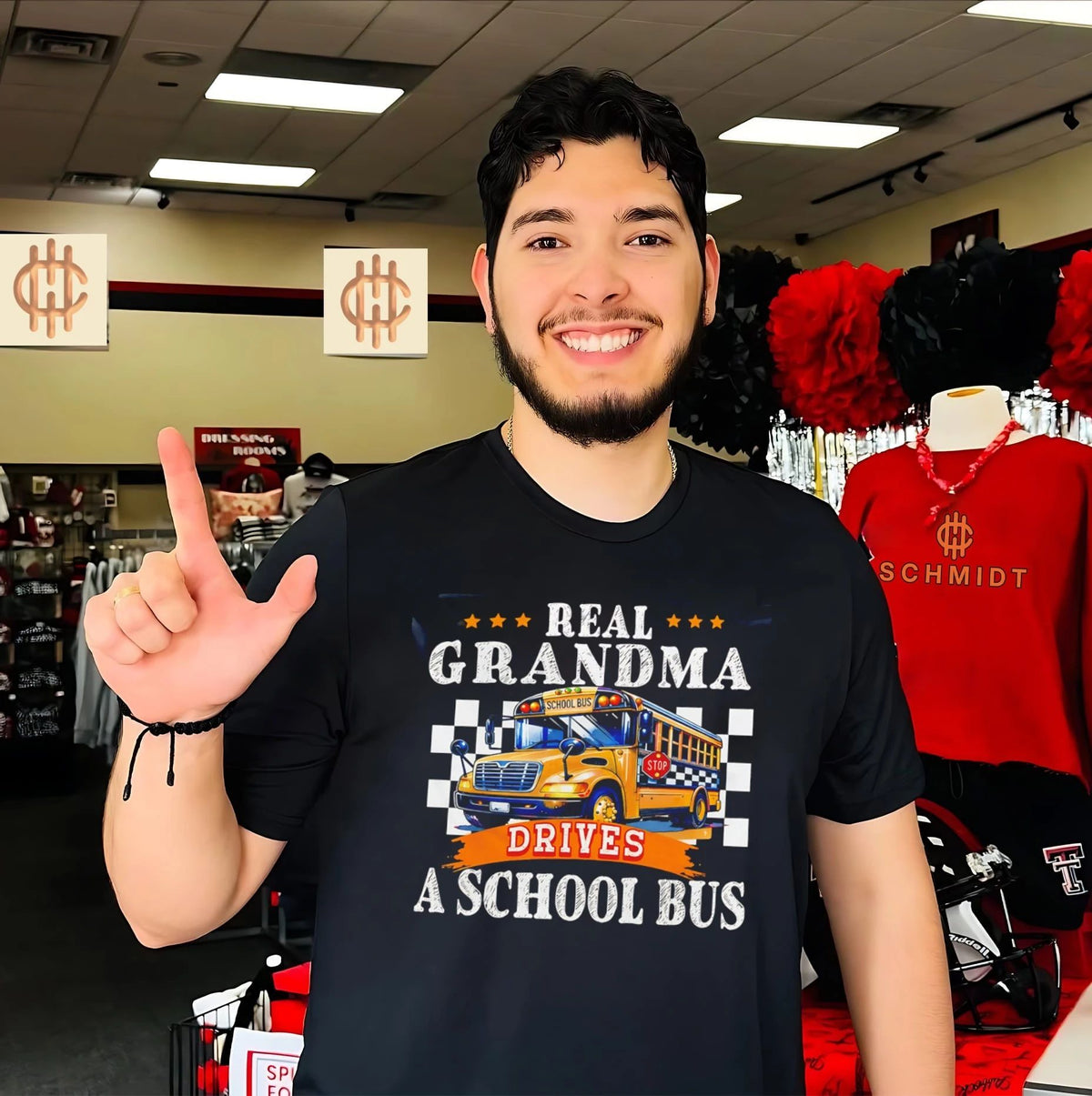 Real grandma drives a school bus vintage shirt