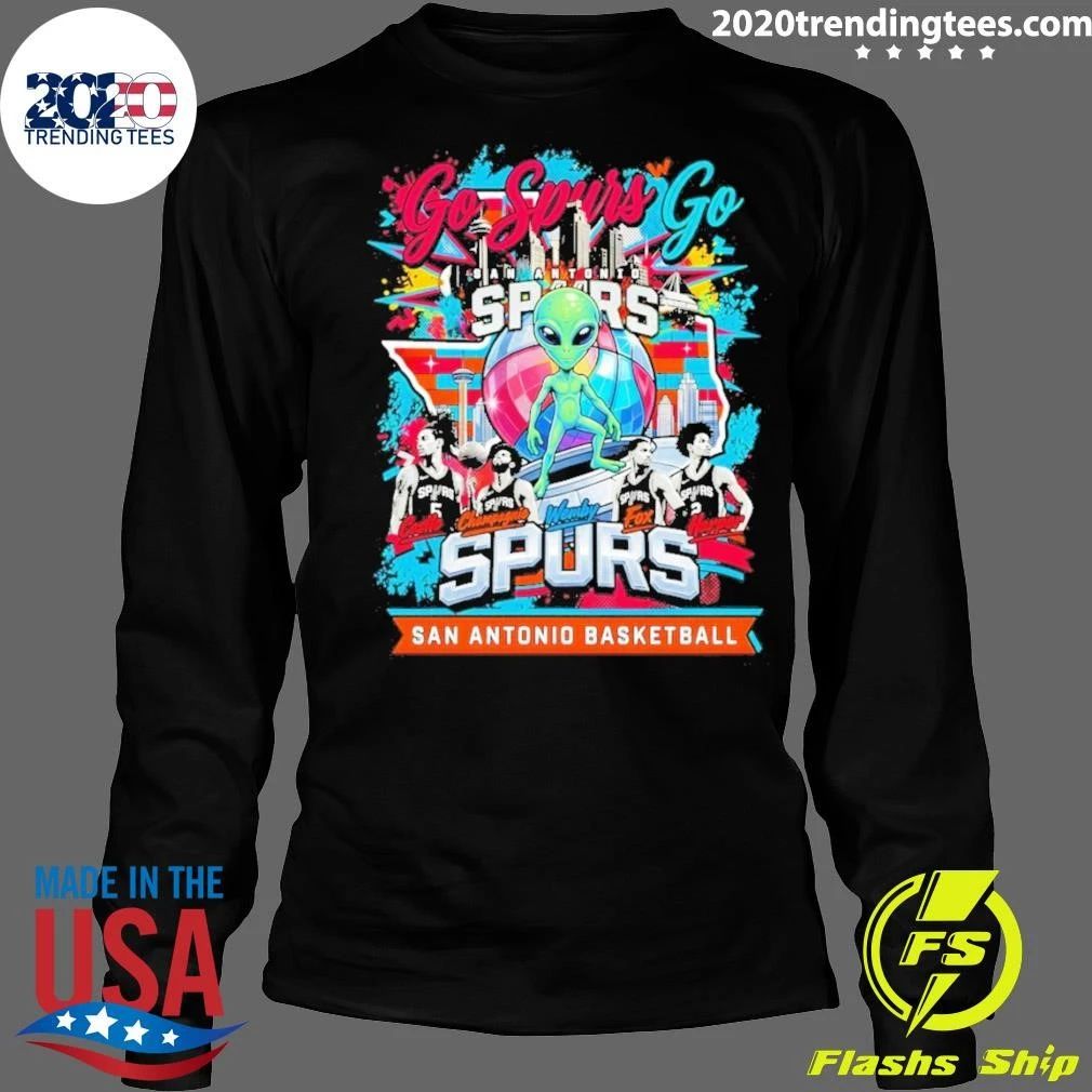 Wemby Castle Champagnie Fox Harper San Antonio Spurs Basketball Team Members 2026 Go Spurs Go Shirt
