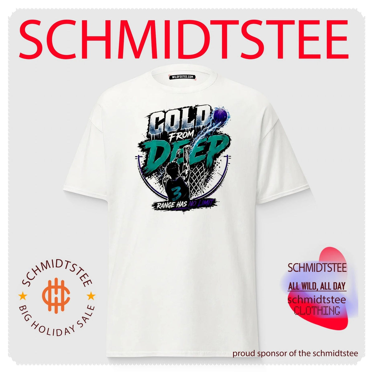 Cold From Deep Basketball range has no limit shirt
