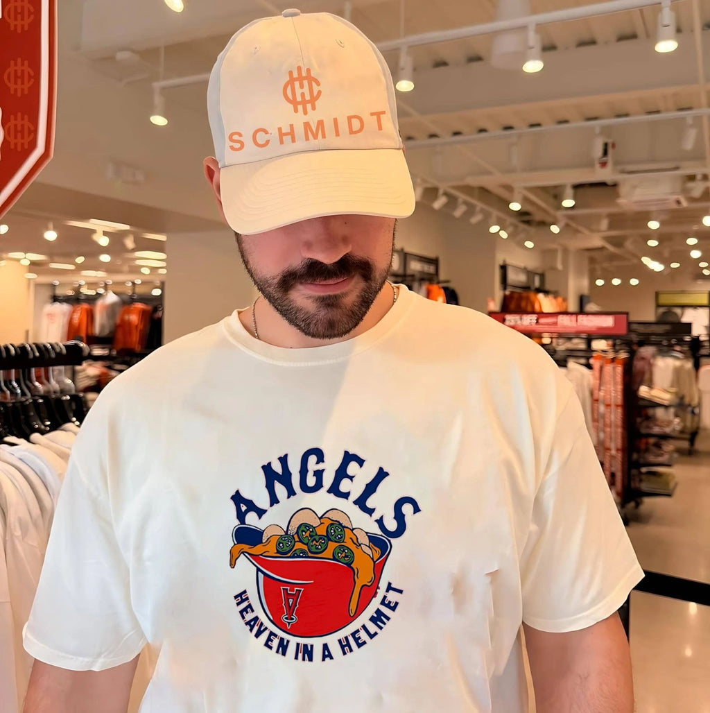 Los Angeles Angels heaven in a helmet food shirt