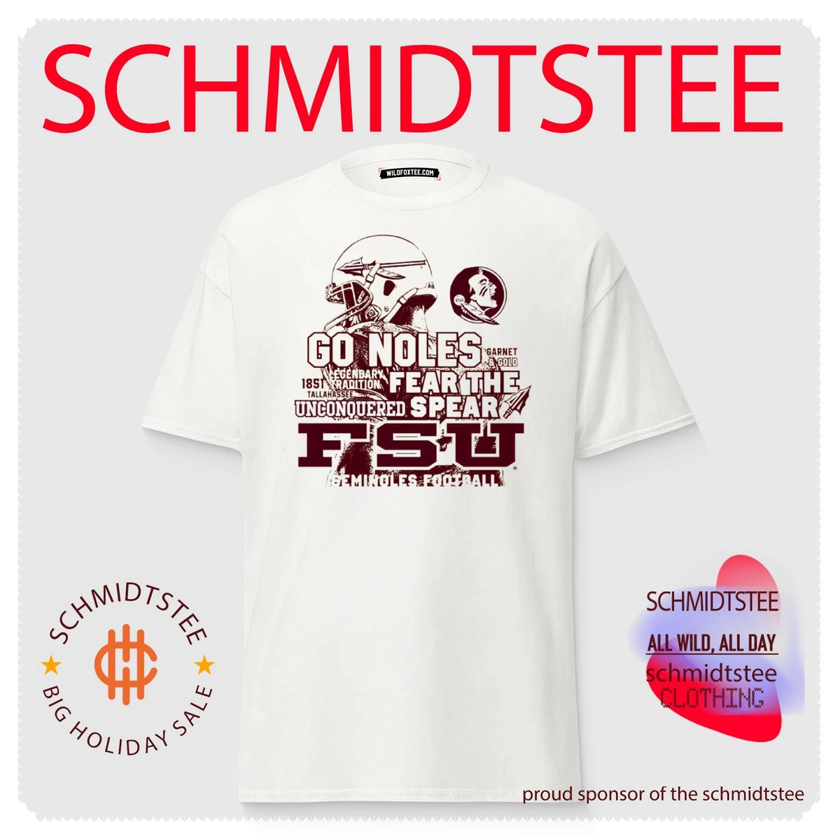 Florida State Seminoles Go Noles Fear the Spear Unconquered shirt