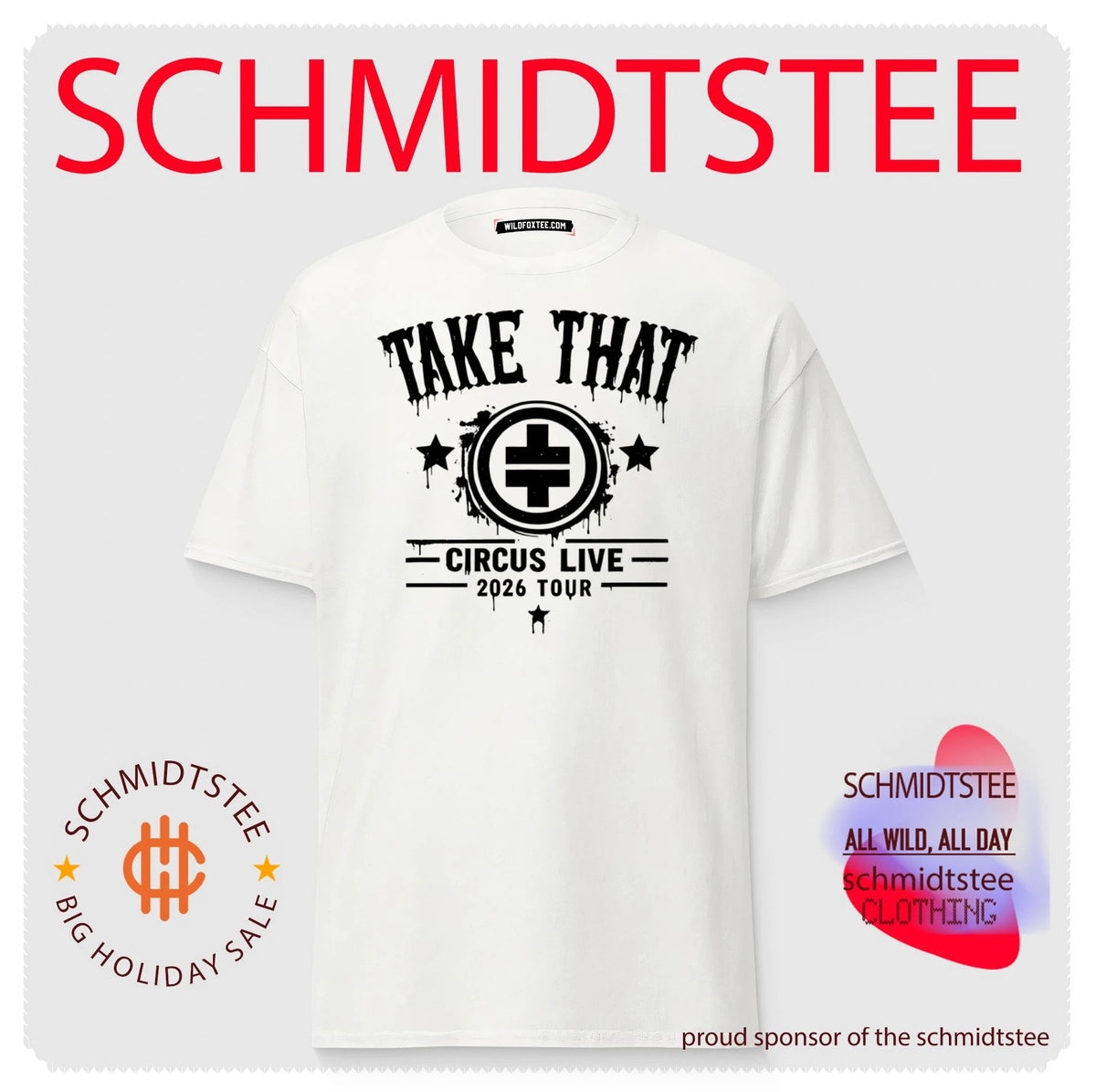Take That Circus Tour 2026 shirt