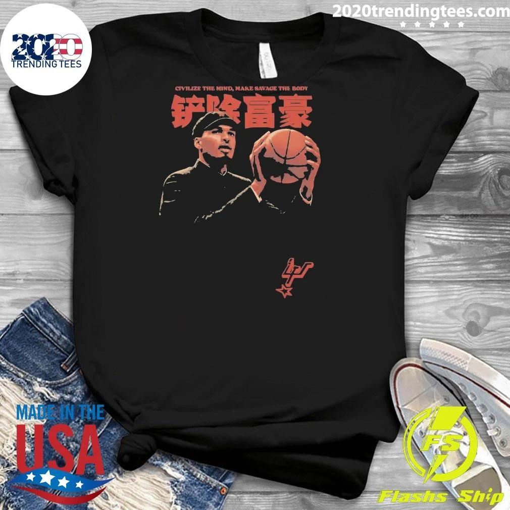 Comrade Wemby Civilize The Mind, Make Savage The Body Shirt