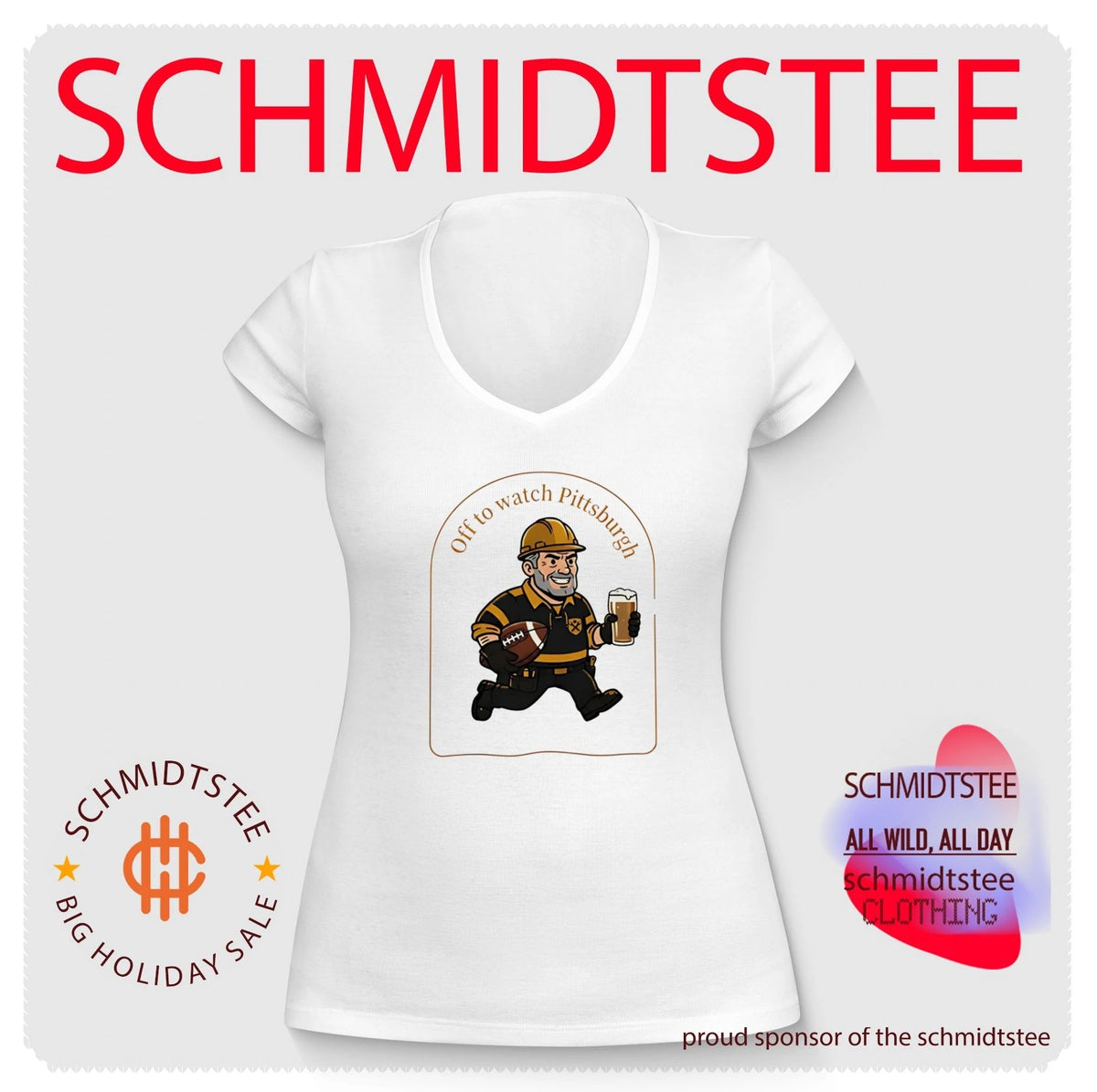 Off to Watch Pittsburgh Fan football shirt