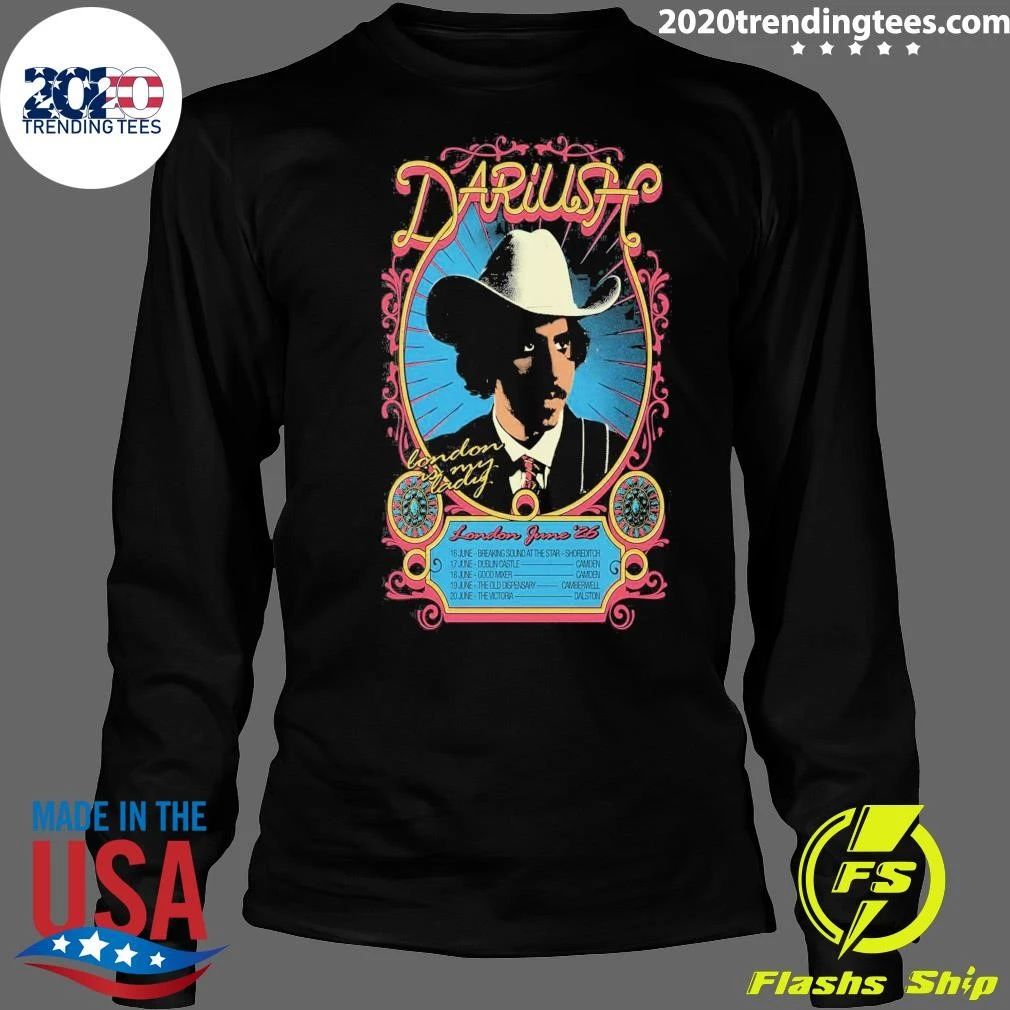 Dariush London June 2026 Tour Shirt