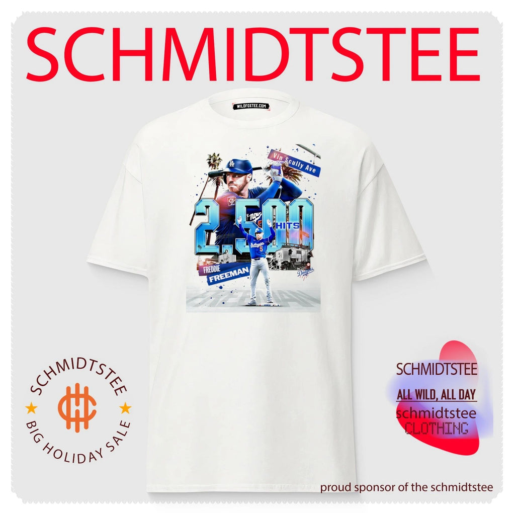 Freddie Freeman Los Angeles Dodgers on your 2500th hit shirt