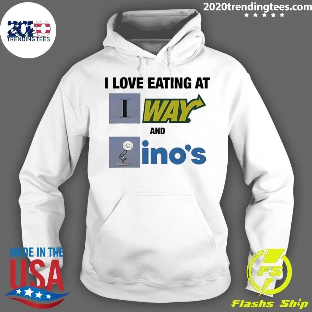 I Love Eating At Subway And Dominos Shirt