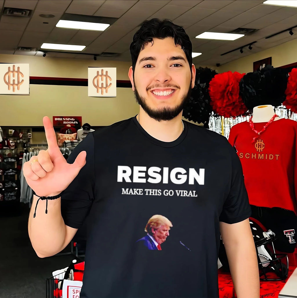 Donald Trump Resign Make This Go Viral Political Protest shirt