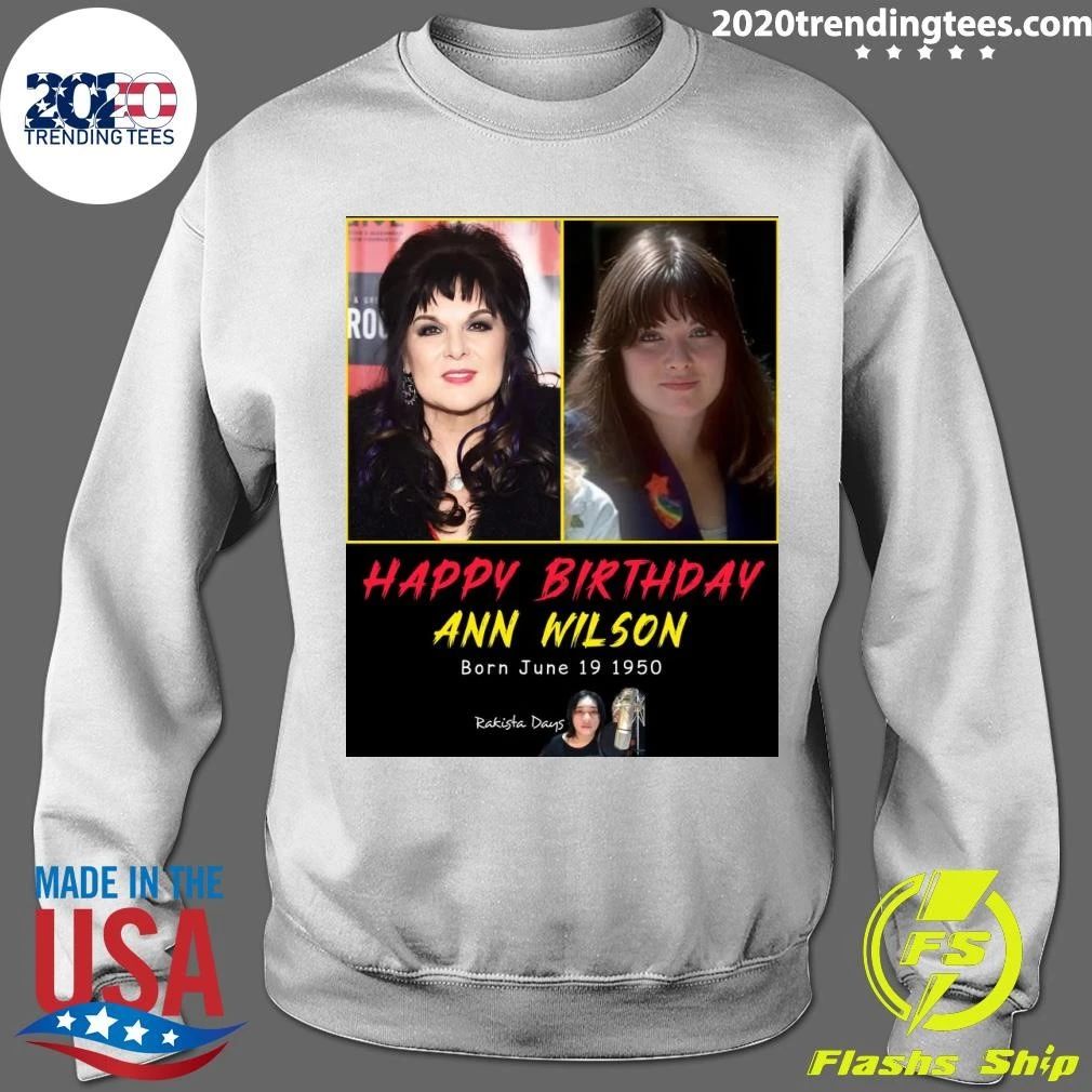 Happy 76th Birthday to Ann Wilson Born June 19 1950 Shirt
