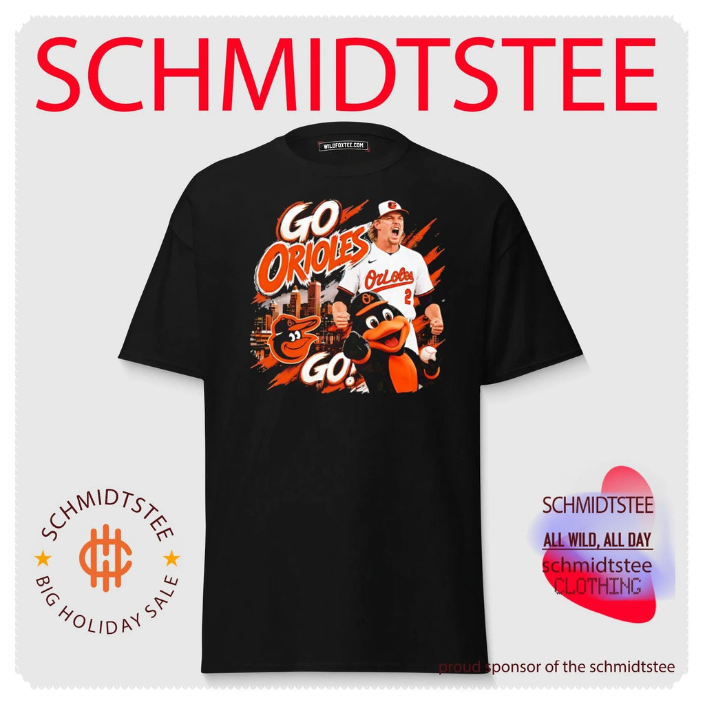 Baltimore Orioles Go Orioles Go Mascot Baseball shirt