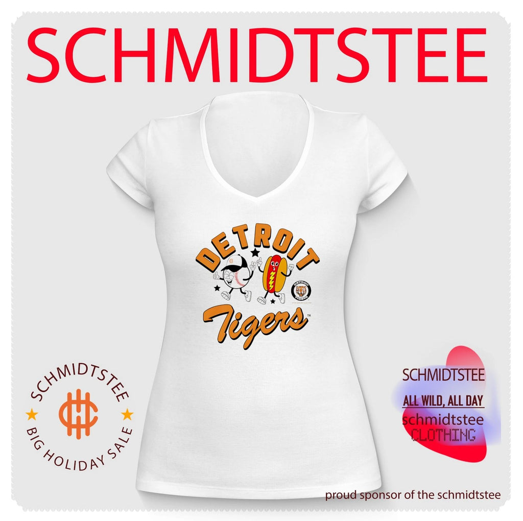 Detroit Tigers HotDog Preschool Snack cartoon shirt