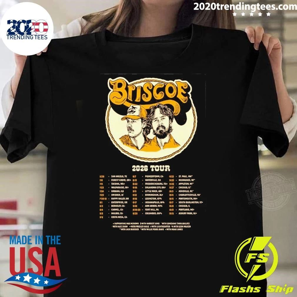 Briscoe World Tour 2026 Poster Shirt