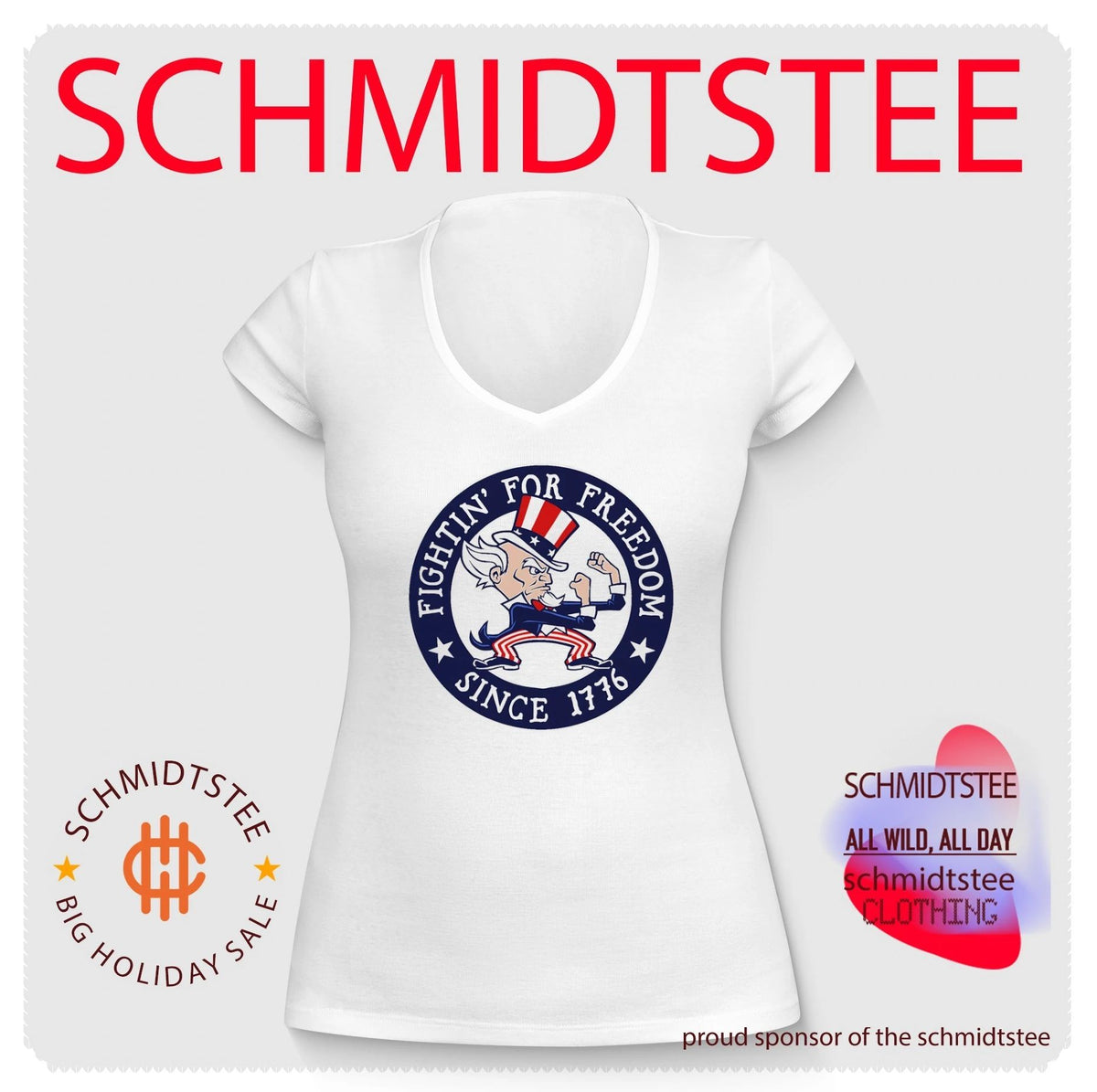 Fightin’ For Freedom Uncle Sam shirt