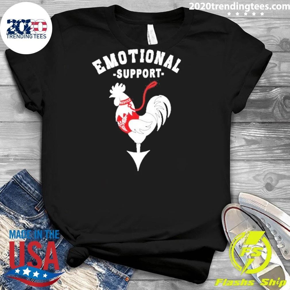 Chicken Bervice Emotional Support Shirt
