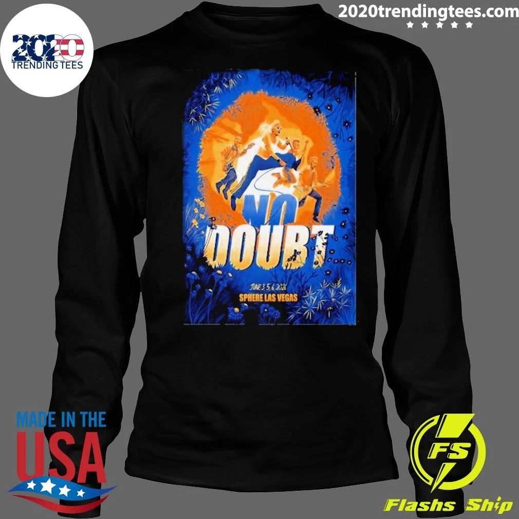 No Doubt June 3, 5, 6, 2026 Sphere Las Vegas Concert Shirt