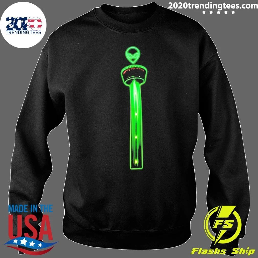Alien Victor Wembanyama San Antonio Spurs Basketball Tower Of The Americas Funny Meme Shirt