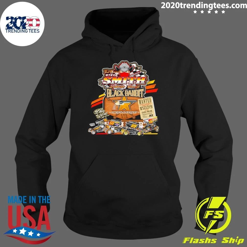 The Final Steve Smith Sr Tribute Race Black Bandit Lincoln Speedway Shirt