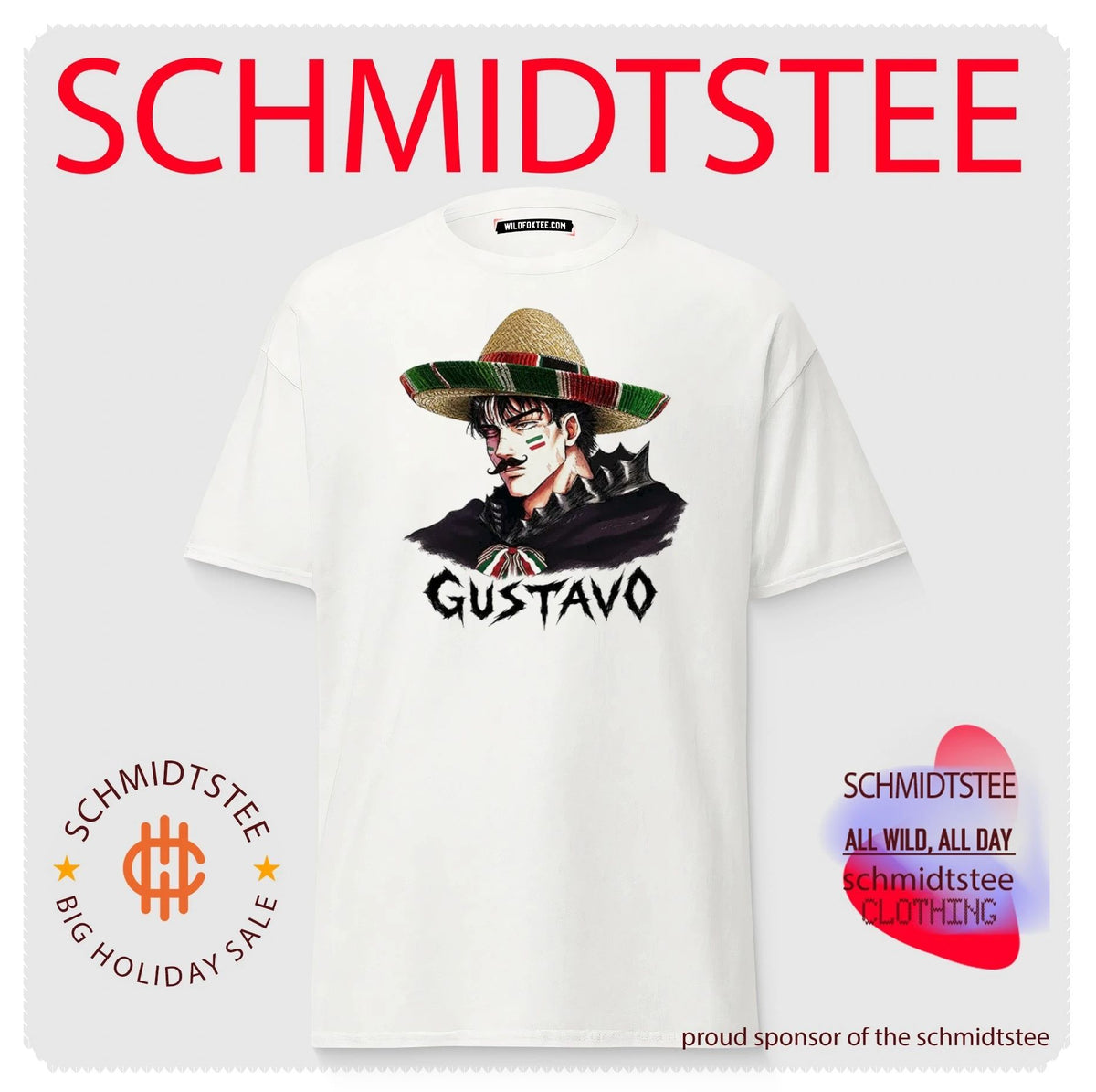 Gustavo Berserk Mexican Sombrero Meme Guts shirt