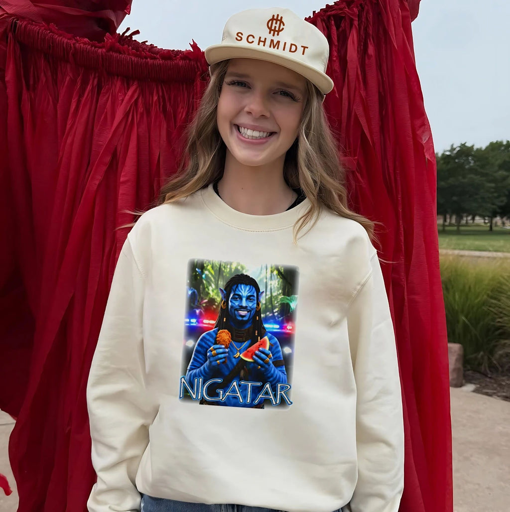 Nigatar avatar parody funny meme shirt