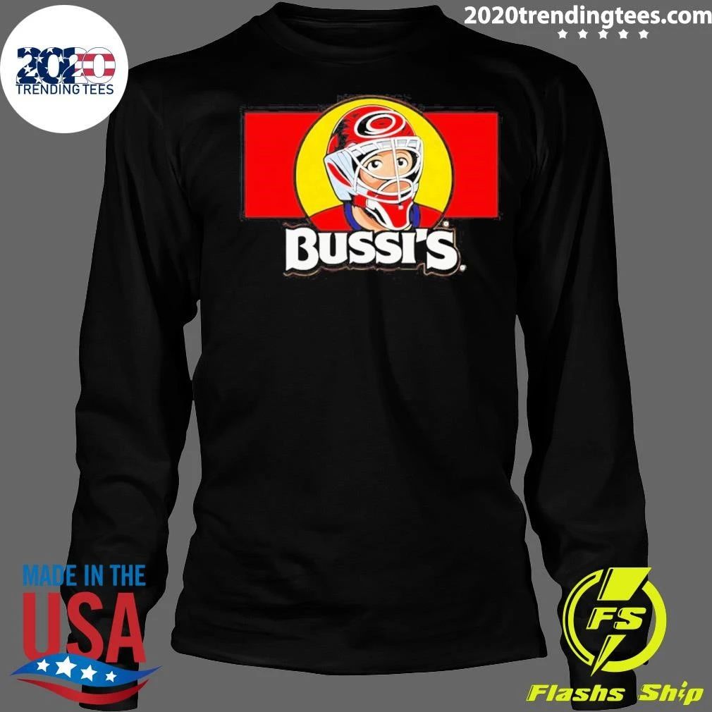 Brandon Bussi Bussi’s Goalie Carolina Hurricanes Hockey NHL 2026 Tee Shirt