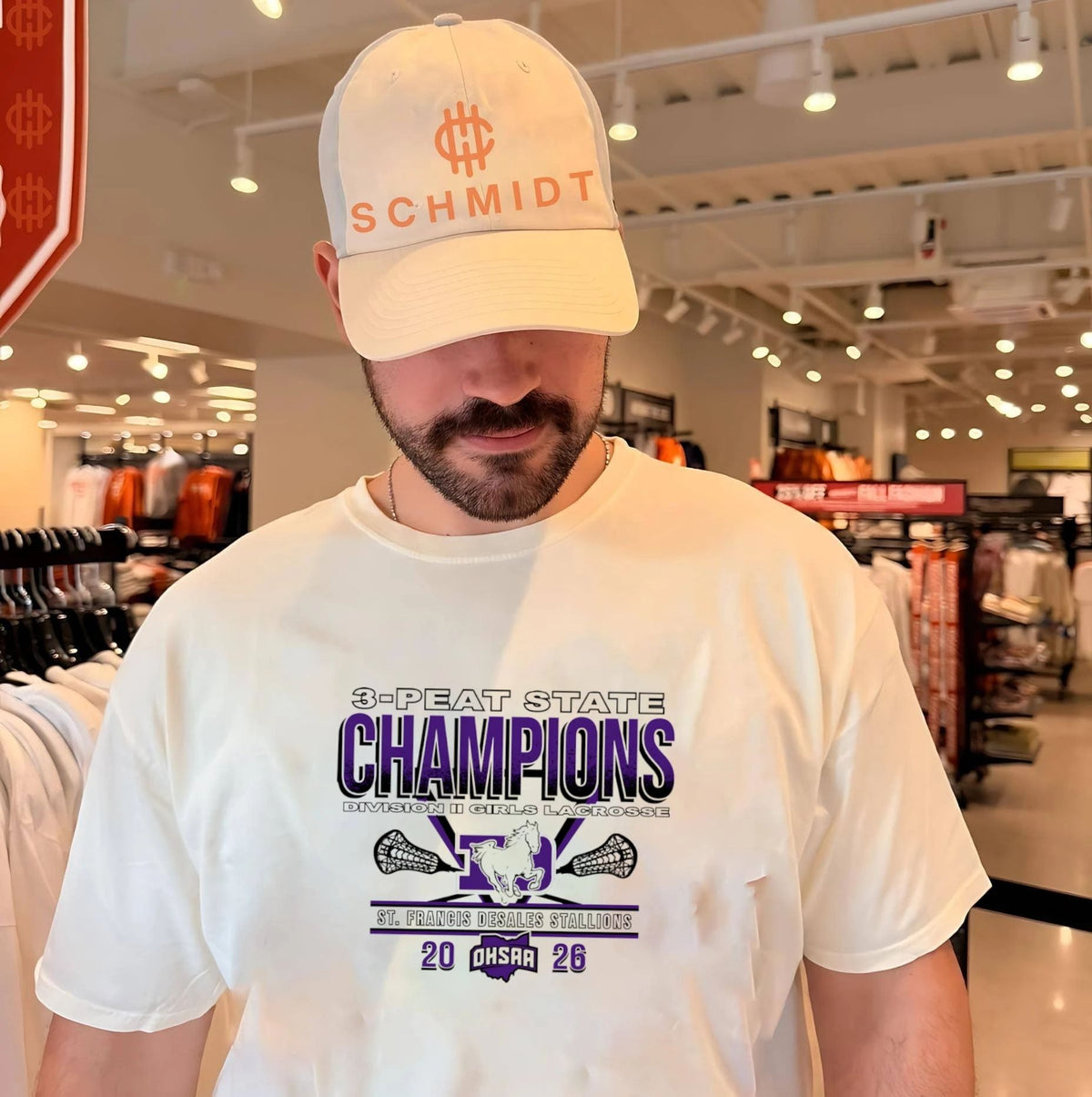 St. Francis DeSales Stallions 2026 OHSAA Girls Lacrosse D2 3-Peat State Champions shirt