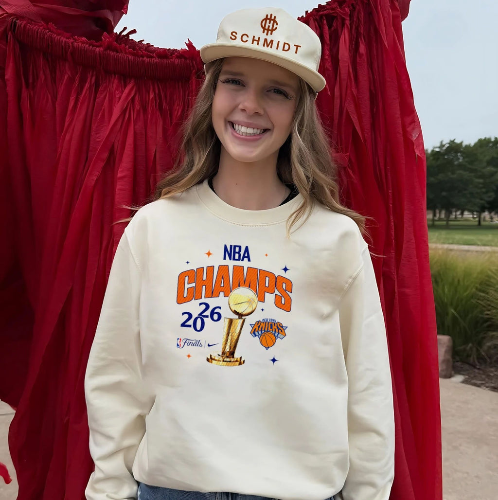 NY Knicks NBA Champions 2026 signature shirt