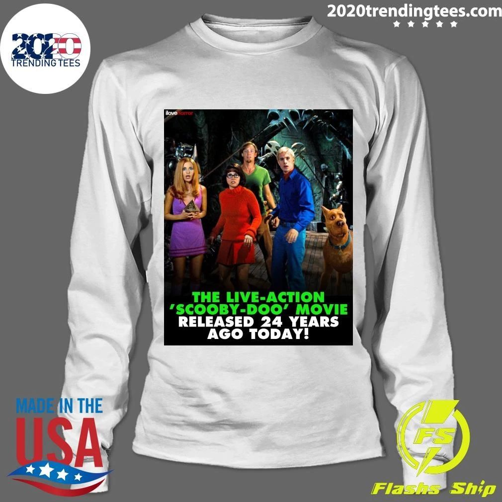 The Iconic Live-Action Scooby-Doo Film Celebrates Its 24th Anniversary Shirt