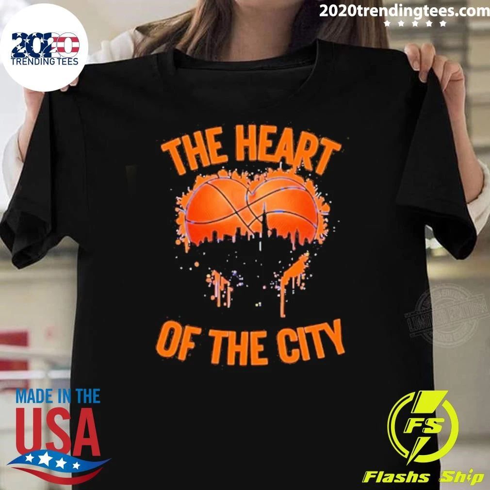 New York Knick The Heart Of The City Basketball Shirt