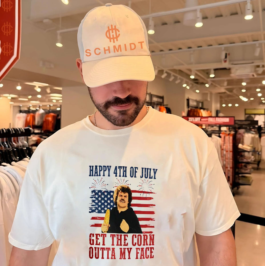 Get The Corn Outta My Face Nacho Libre 4th of July shirt