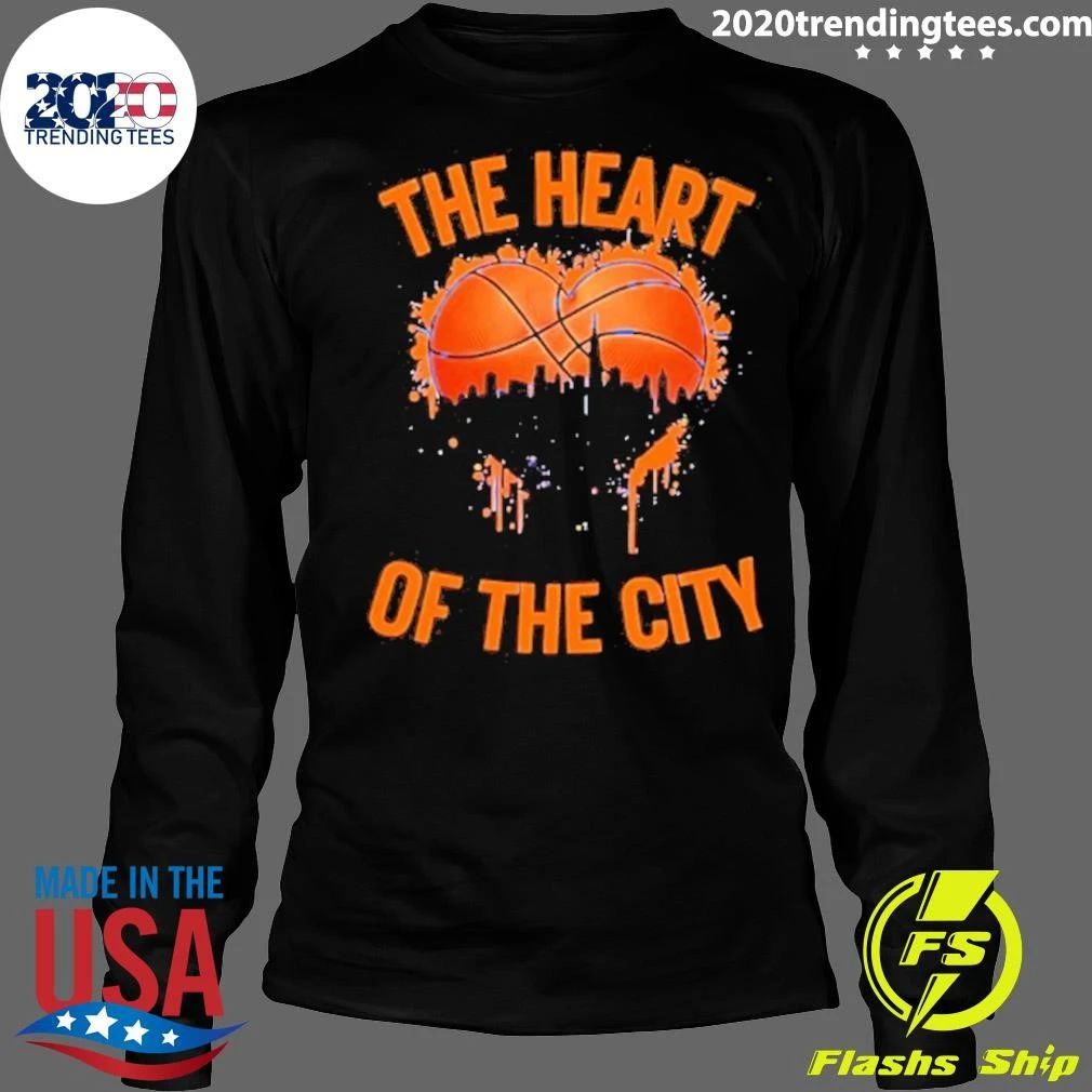 New York Knick The Heart Of The City Basketball Shirt