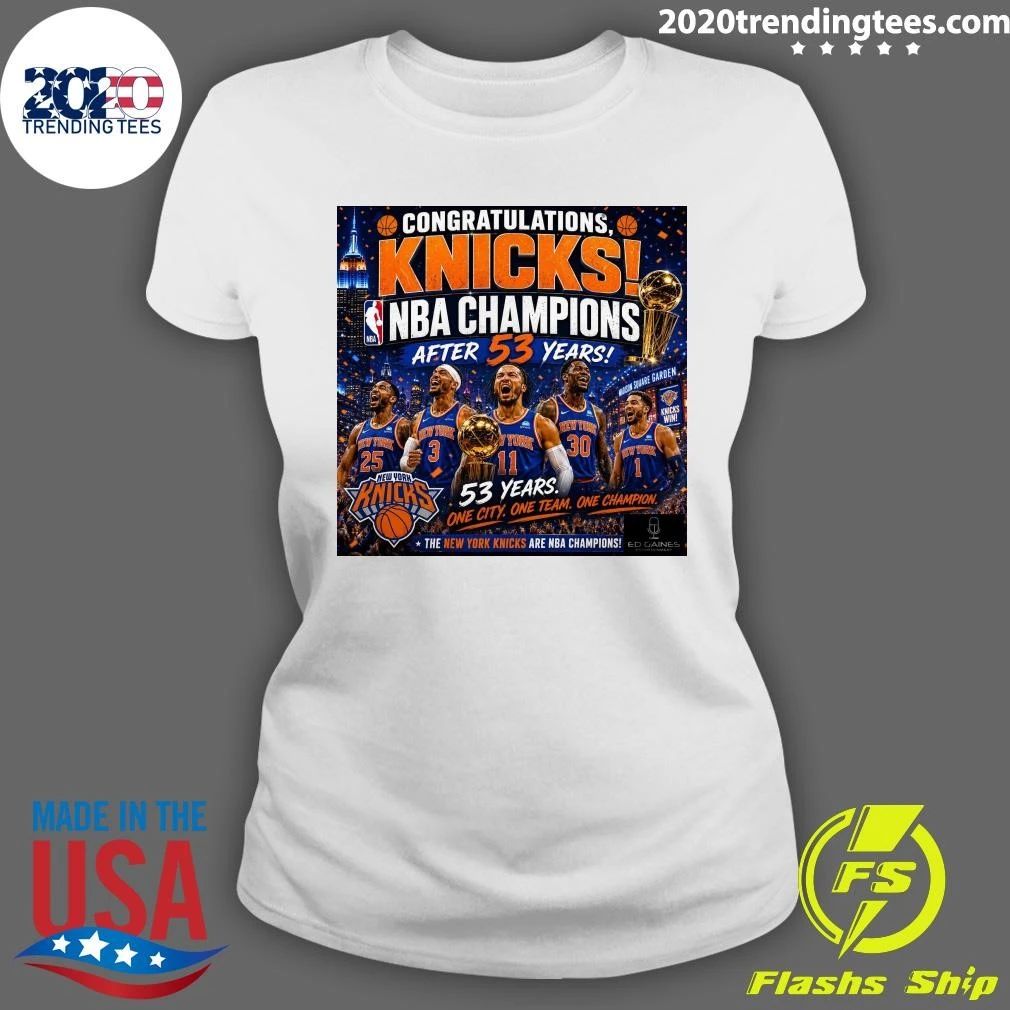 Congratulations, Knicks NBA Champions After 53 Years Shirt