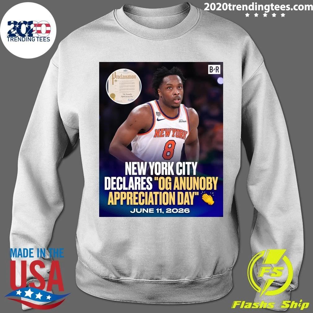 New York City Declares OG Anunoby Appreciation Day June 11, 2026 Shirt