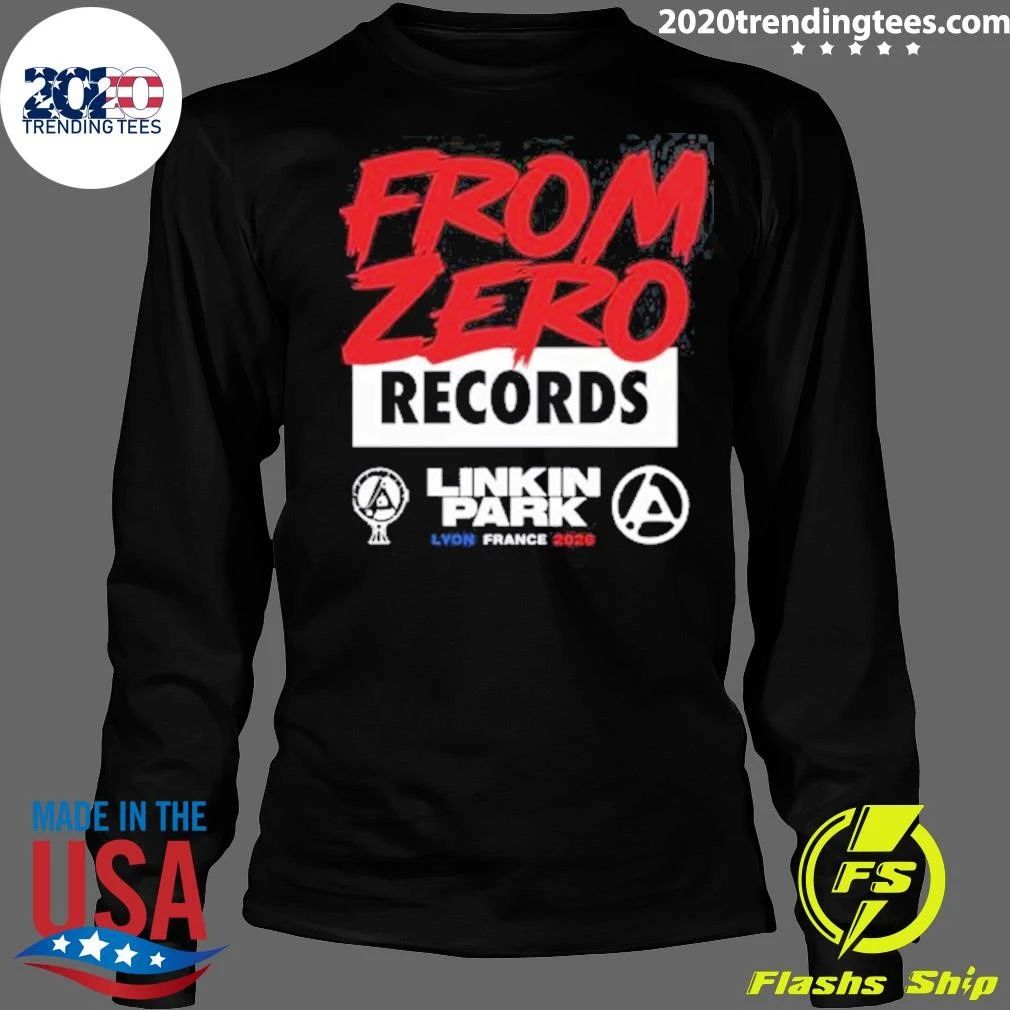 Linkin Park From Zero Records Lyon France 2026 Shirt