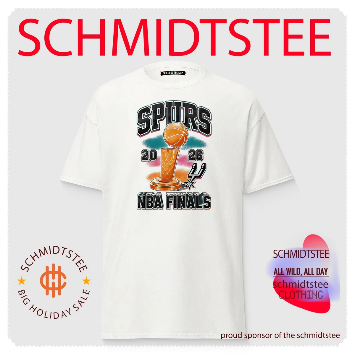 San Antonio Spurs 2026 NBA Finals 2026 trophy illustration shirt