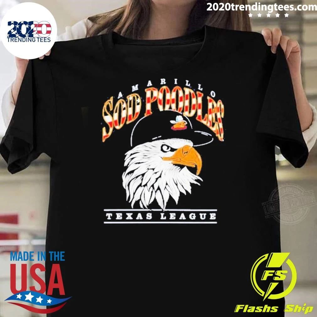 Eagle Amarillo Sod Poodle Texas League Shirt