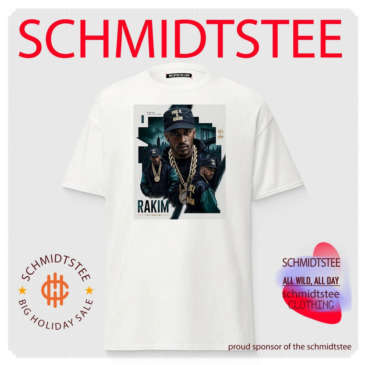 Eric B and Rakim the God MC portrait shirt