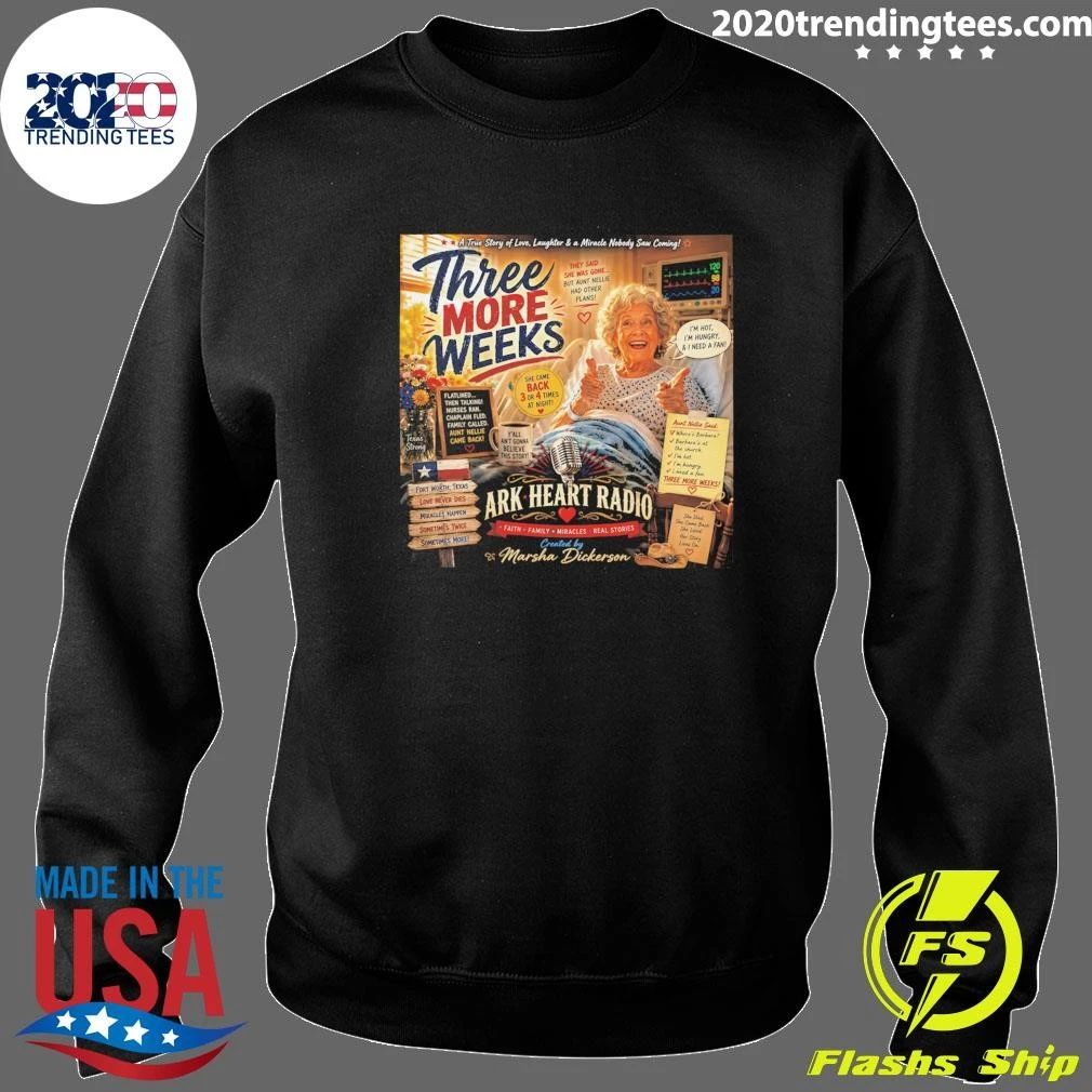 Three More Weeks Ark Heart Radio Women’s Cut Shirt