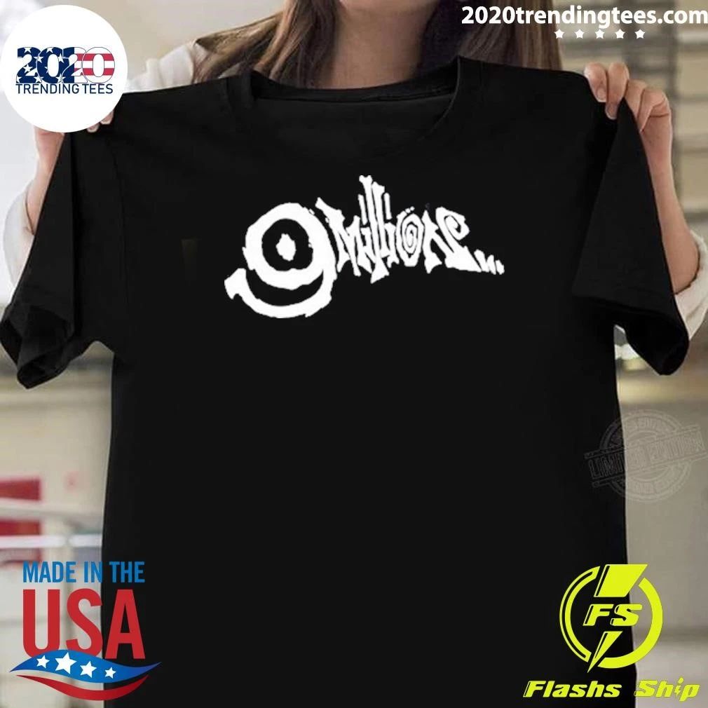 9million Black Logo Shirt
