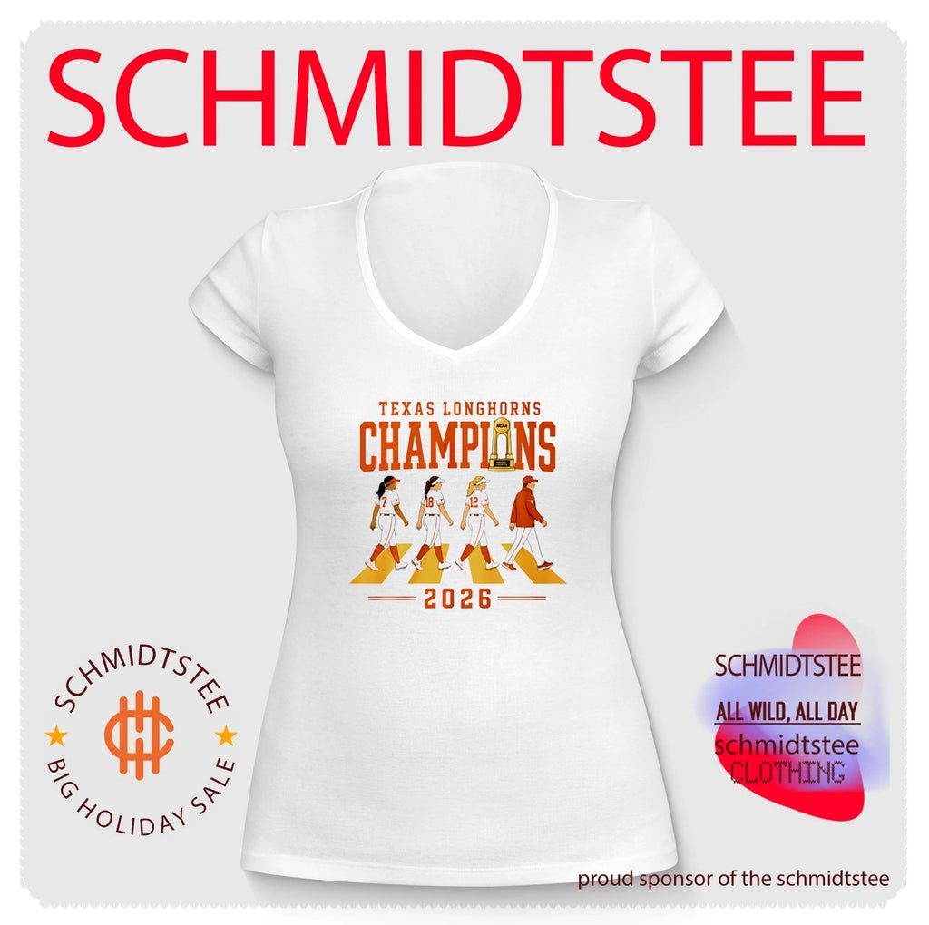 Texas Longhorns Softball ’26 WCWS National Champions abbey road shirt