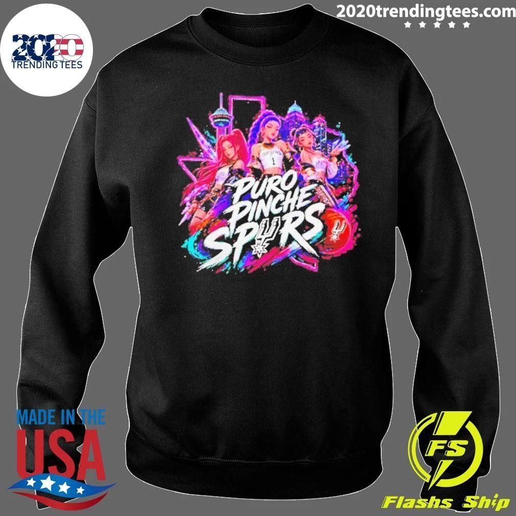 Antonio Spurs Basketball Kpop Demon Hunters Puro Pinche Spurs Shirt