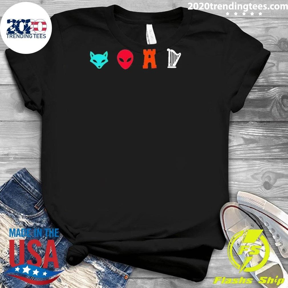 San Antonio Spurs Basketball Fox Alien Castle Harper Shirt