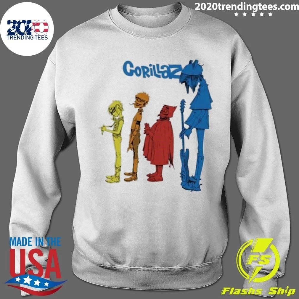 Rock Band Gorillaz Tottenham Stadium Graphic Art Shirt