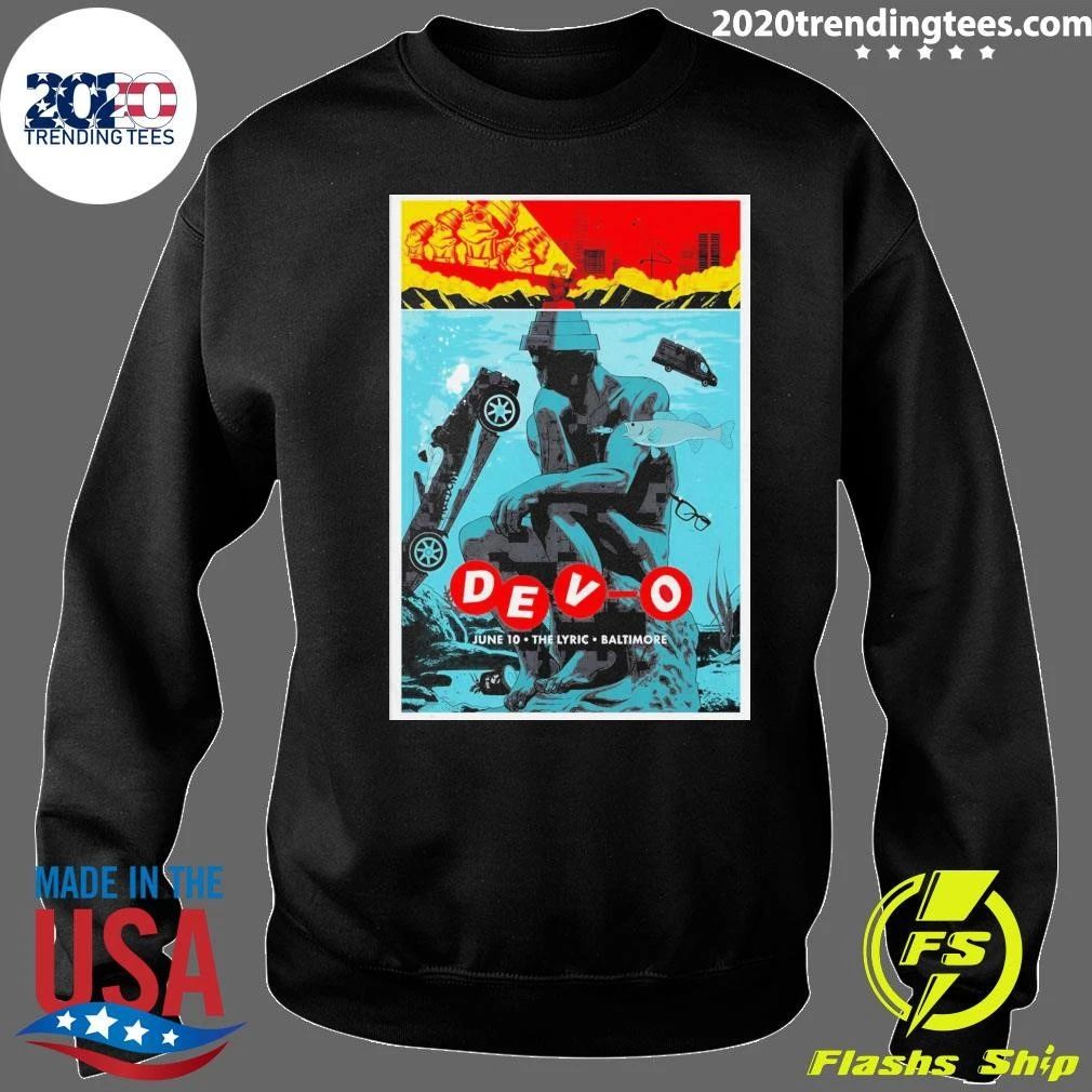 Devo Baltimore MD Tour On June 10 2026 Shirt