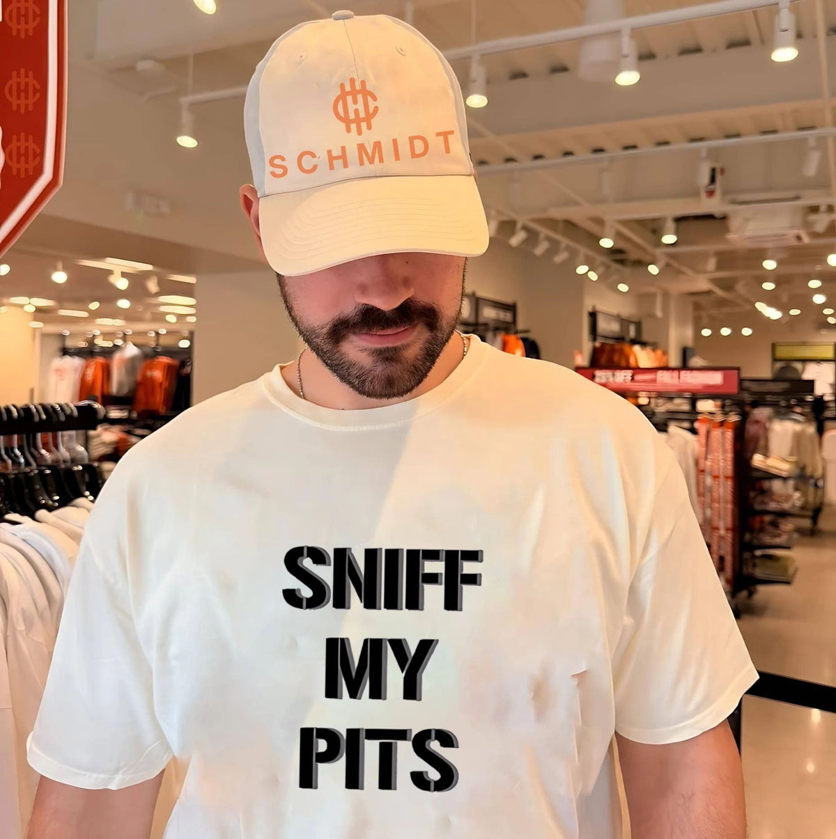 Sniff My Pits text shirt
