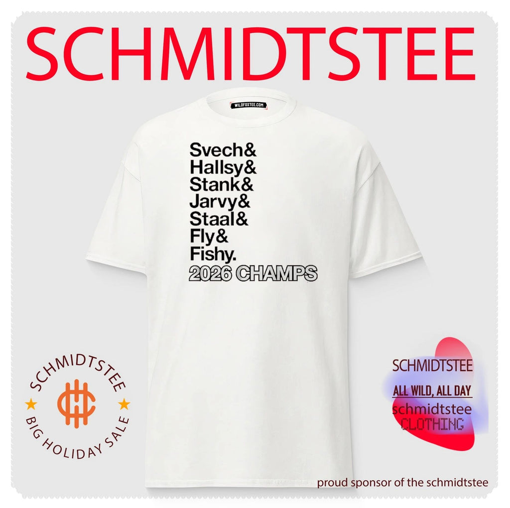 Carolina Hockey Ampersand Champs Svech & Hallsy & Stank & Jarvy & Staal & Fly & Fishy shirt