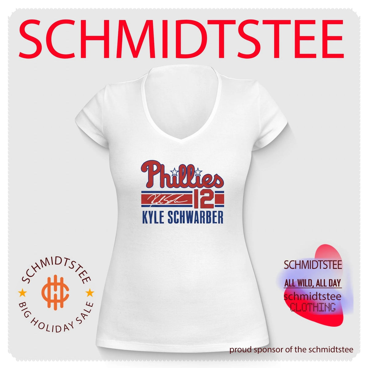 Philadelphia Phillies Kyle Schwarber Signature Name & Number shirt