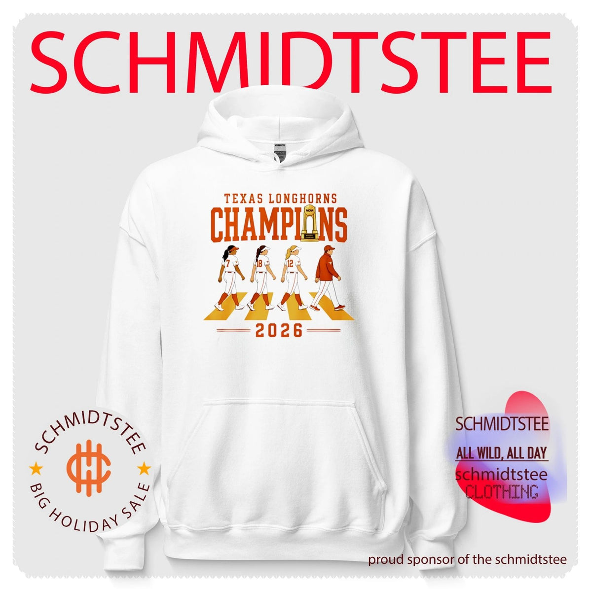 Texas Longhorns Softball ’26 WCWS National Champions abbey road shirt