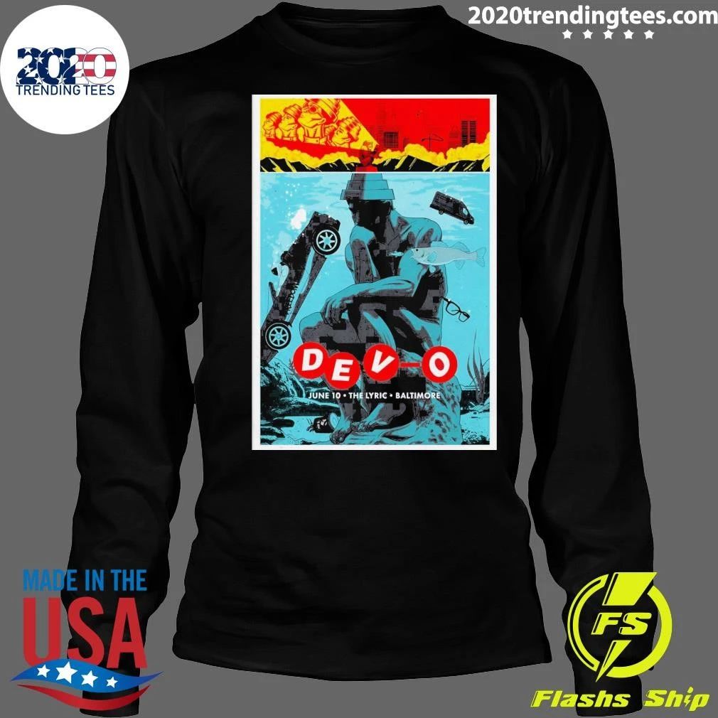 Devo Baltimore MD Tour On June 10 2026 Shirt