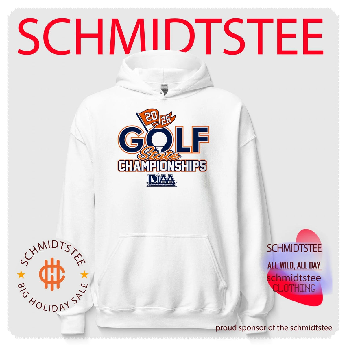 DIAA Golf 2026 State Champions logo shirt