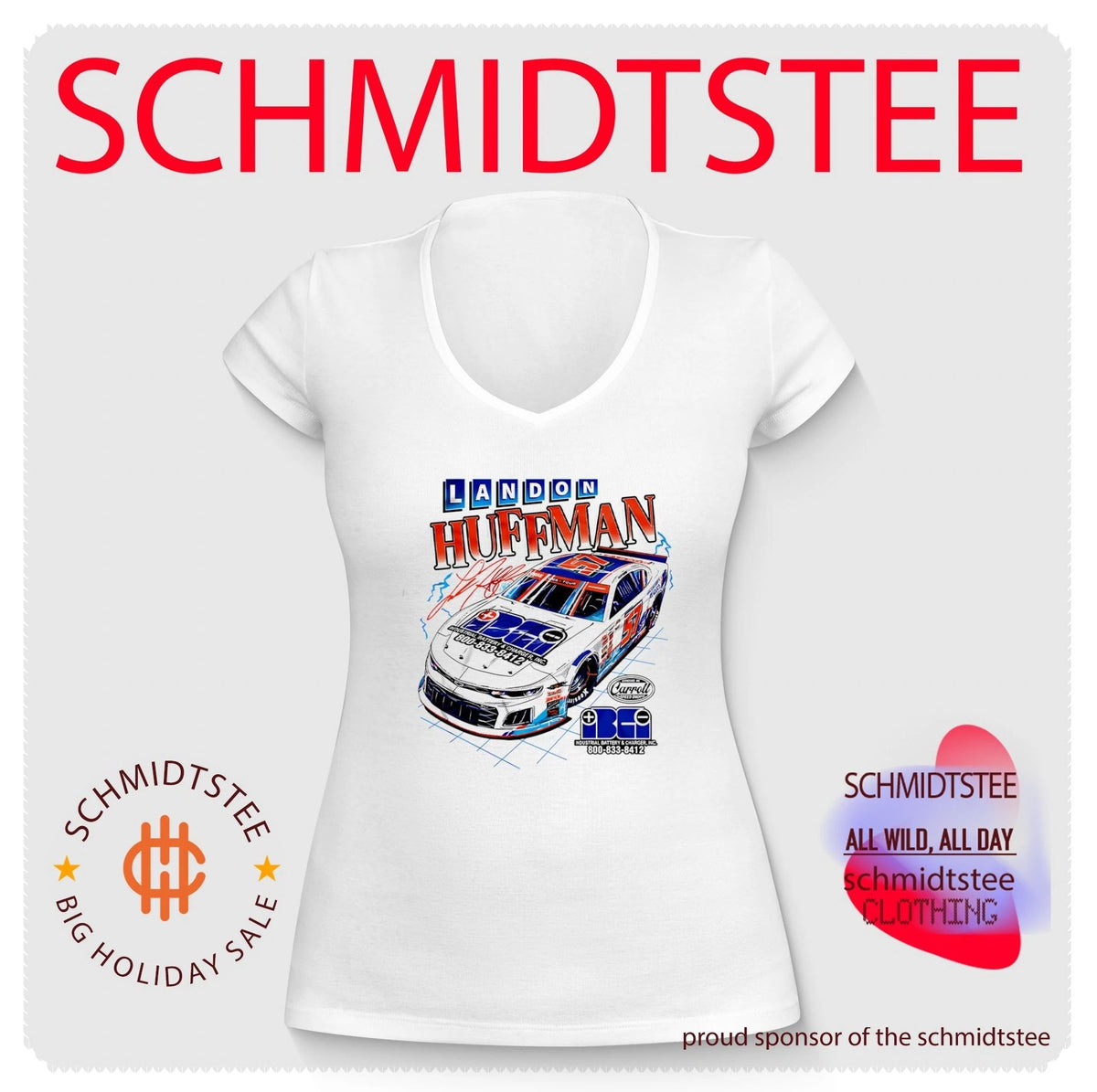 Landon Huffman Fully Charged Racing Bootleg shirt